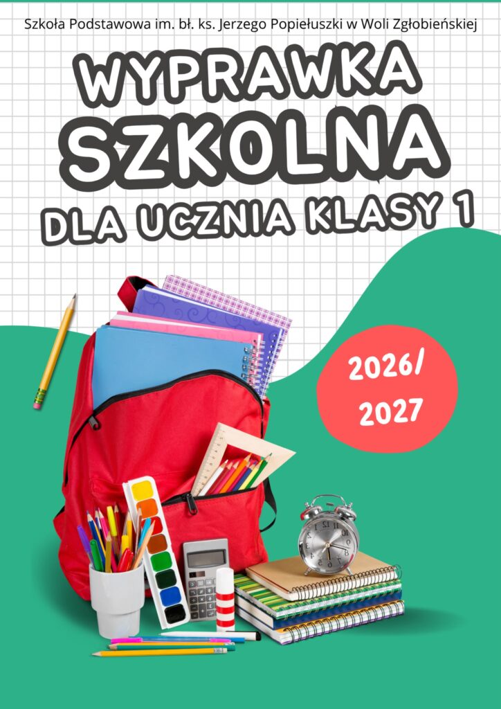WYPRAWKA SZKOLNA DLA UCZNIA KLASY I – 2026/2027